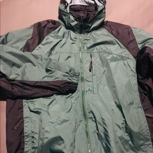 COLUMBIA, outer shell rain jacket